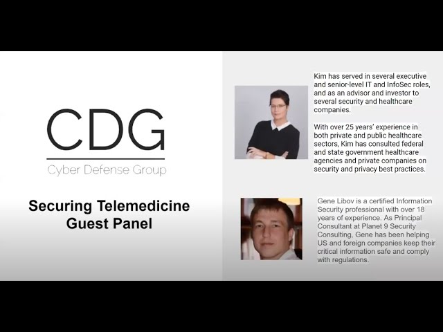 Telemedicine guest panel CDG